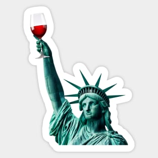 Liberty of drinking Sticker